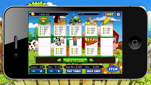 【免費遊戲App】Mega Farm Slots Machine-APP點子