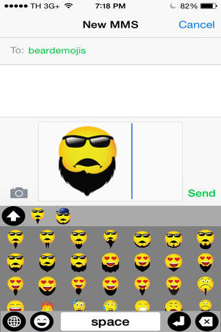 Beard Gang Emoji screenshot 2