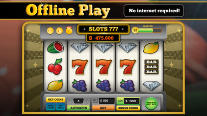 Screenshot 2 Slots 777™ — VEGAS CLASSIC – offline progressive slot machine with free coins feature & hourly bonus