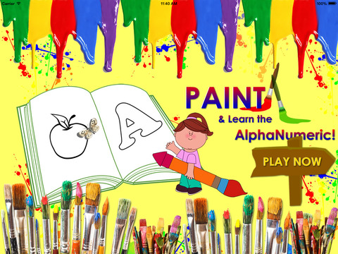 Paint Learn AlphaNumeric