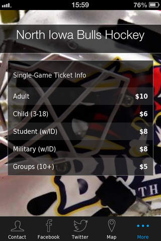 North Iowa Bulls Hockey screenshot 2