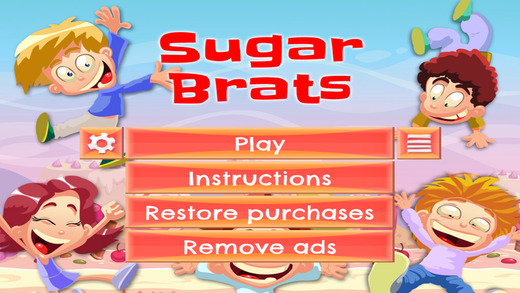 Sugar Brats - FREE - Addictive Kids Party Treats Puzzle Game