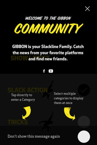 Gibbon Slacklines App screenshot 2
