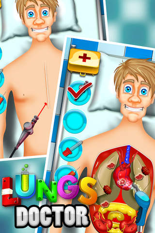 Lungs Doctor - Cure Crazy Little Patients in your Dr Hospital screenshot 3