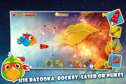 Space birdy saga - Flappy Spacegame screenshot 4