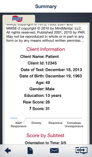 【免費醫療App】MMSE/MMSE-2 Administration and Scoring App-APP點子