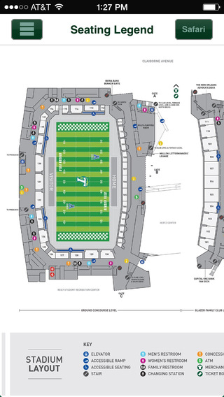 【免費教育App】Yulman Stadium - Home of Tulane University Green Wave Football-APP點子