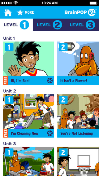 【免費教育App】BrainPOP ESL-APP點子