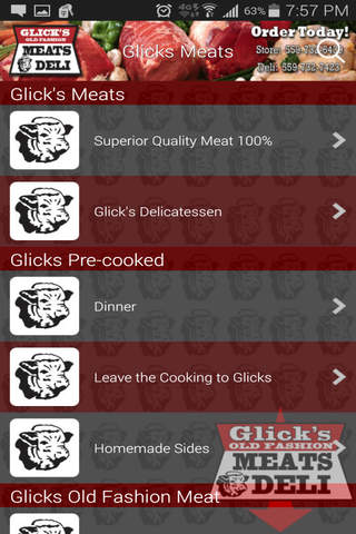 Glicks Old Fashion Meats and Deli screenshot 3