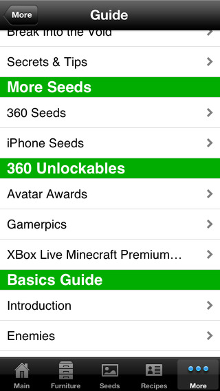 【免費書籍App】Guidecraft - Seeds, Furniture Ideas and Crafting Guide for Minecraft-APP點子