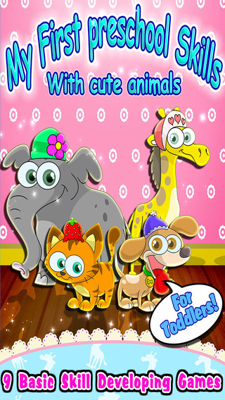 My First Preschool Skills with Cute Animals - 9 Educational Games