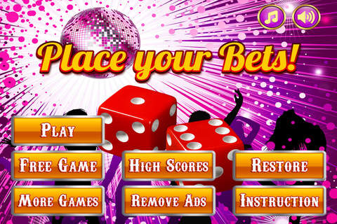 AAA Xtreme Classic Sexy Social Craps Dice Games Casino Free screenshot 3