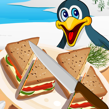 Penguin Make Sandwich LOGO-APP點子