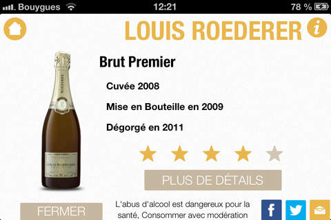 Champagne Louis Roederer screenshot 3