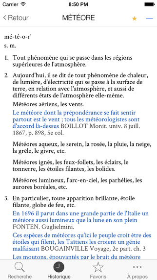 Littré - Dictionnaire historique de la langue française gratuit