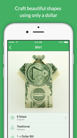 免費下載教育APP|Dollar Origami - Learn to Fold Money app開箱文|APP開箱王