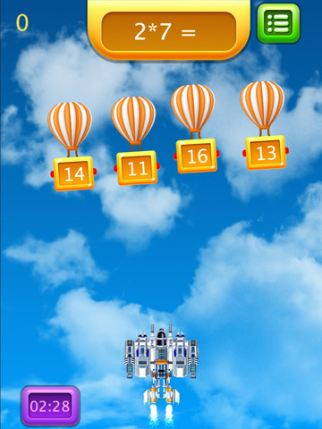 【免費遊戲App】Air Strike Multiplication-APP點子