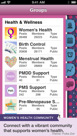 【免費健康App】Pink Pad Period & Fertility Tracker Pro-APP點子