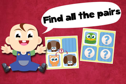 Baby Tommy Pets Cartoon Free Animal Puzzles screenshot 3