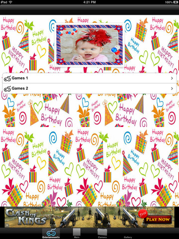 Birthday Photo Frames Editor screenshot 3