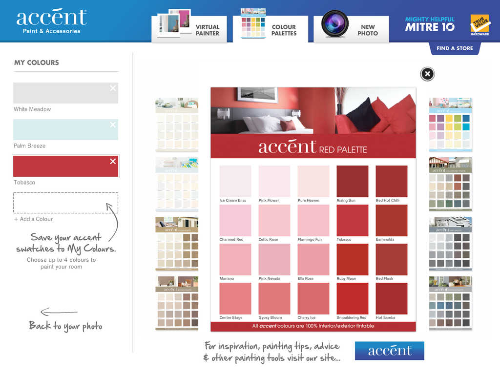 App Shopper Mitre 10 Virtual Wall Painter (Lifestyle)