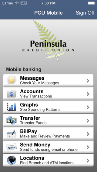 Peninsula Credit Union Mobile Banking