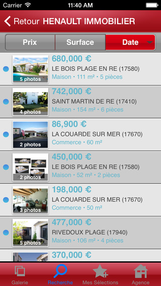 【免費商業App】Hénault Immobilier-APP點子