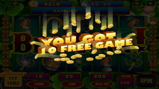 【免費遊戲App】Amazing Luck-y Leprechaun in the House of Vegas Fun Slots Casino Games Free-APP點子