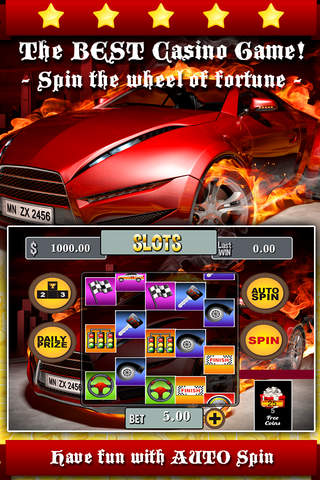 Aaatomic Overdrive Slots PRO - Spin the nitro wheel to earn the airborne price before die screenshot 2