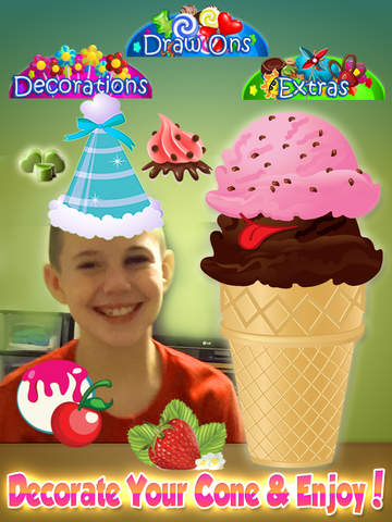 【免費遊戲App】“Dominic's Sweets Shop: Play Near Me IceCream Frozen Cones & Outcast Desserts Maker Kids Game-APP點子