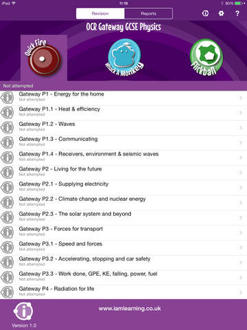 【免費教育App】I Am Learning: GCSE OCR Gateway Physics-APP點子