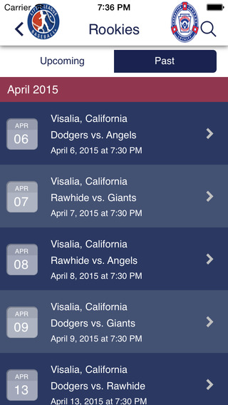 【免費運動App】Visalia American Little League-APP點子