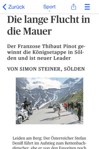 Zofinger Tagblatt - E-Paper screenshot 4