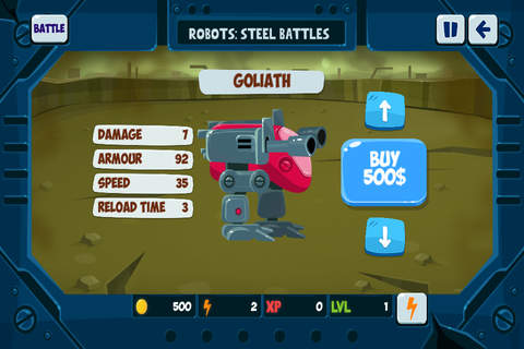 Robots - Steel Battles PRO screenshot 2