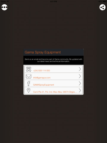 【免費商業App】GAMA SPRAY EQUIPMENT-APP點子