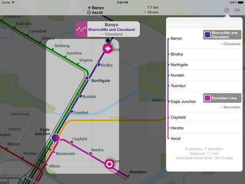 【免費旅遊App】Brisbane Rail Map-APP點子