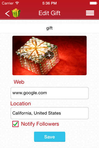 Giftonia. Gift sharing. screenshot 2