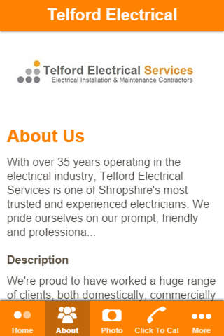 Telford Electrical Services screenshot 2