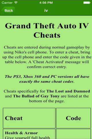 Guide for Grand Theft Auto! - Cheats for All GTA Games screenshot 4