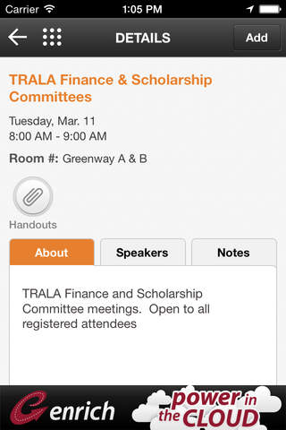 TRALA 2015 Annual Meeting screenshot 3