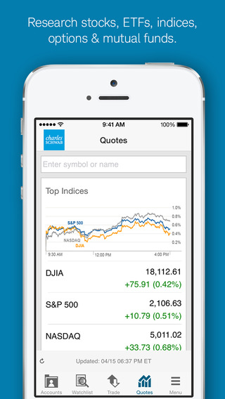 【免費財經App】Schwab Mobile-APP點子