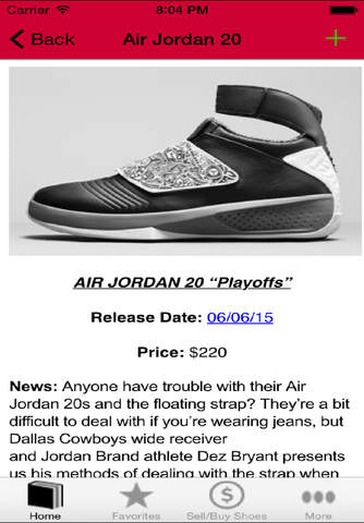 Jordan Release Dates screenshot 2