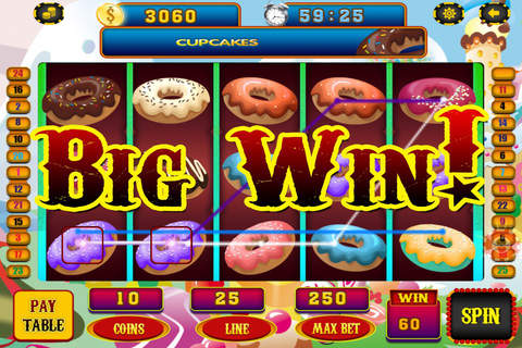 Amazing Paradise of Win Big Yummy Cupcake Slot-s Love Machine Casino Pro screenshot 2