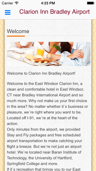 【免費商業App】Clarion Inn Bradley Airport-APP點子