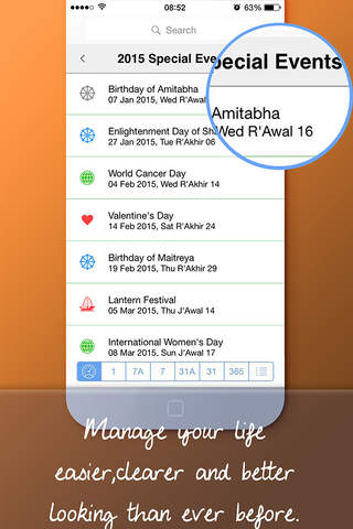 miCalendar Pro - Smart Calendar and Task Manager screenshot 2