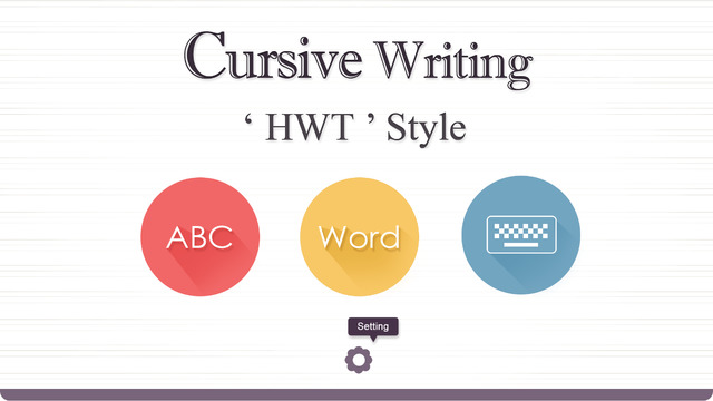 Cursive Writing HWT Style