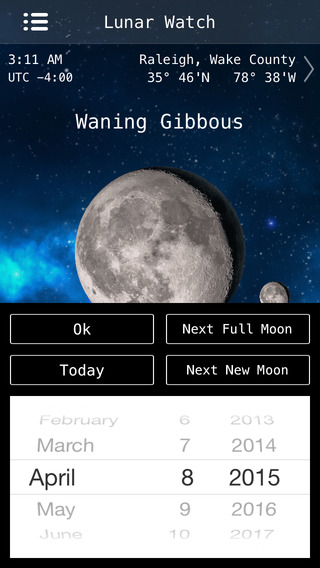 免費下載天氣APP|Lunar Watch Full moon phase calendar app開箱文|APP開箱王