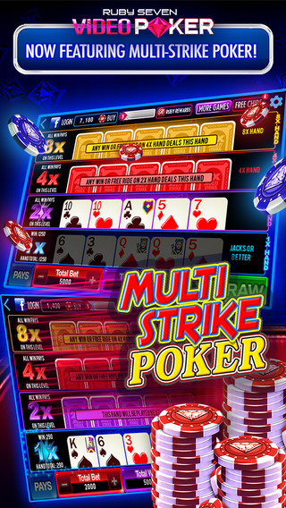 【免費遊戲App】Ruby Seven Video Poker | Free Video Poker-APP點子