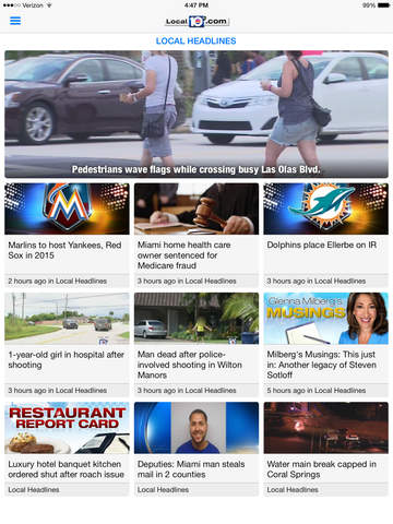 【免費新聞App】WPLG Local 10 - Breaking News, Weather and Traffic-APP點子