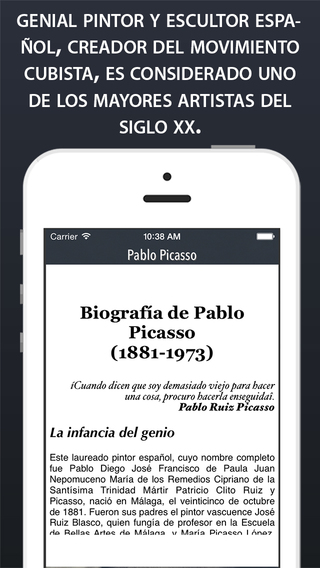 【免費書籍App】AUdiolibro: Pablo Picasso-APP點子